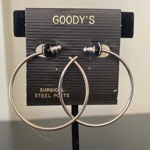 Silver Hoop Earrings - Sleek Everyday Hoops